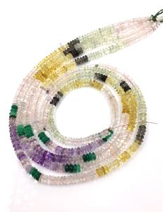 110.00กะรัตพลอยธรรมชาติกึ่งผสมอัญมณีลูกปัดเรียบสำหรับการทำเครื่องประดับ - Product Image 6