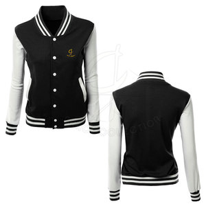 Chaqueta con hombros caídos Letterman para mujer, superventas, diseño único con colores personalizados, material de Sialkot transpirable hecho Sialkot - Product Image 1