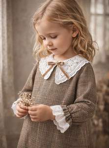 Vestido Infantil de Alta Calidad, 100% Algodón, Certificado Oeko-Tex, Disponible en Stock, Faldas Casuales OEM, Ropa para Niña Pequeña - Product Image 2