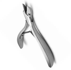 Outil de soins de beauté de manucure à poignée simple incurvée en acier inoxydable robuste pour ongles incarnés et doigts pour bébés - Product Image 6