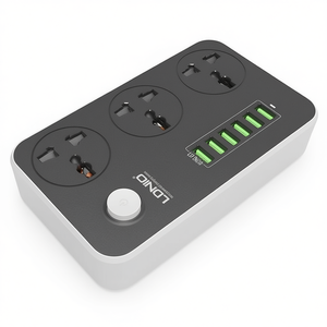 ปลั๊กไฟอัจฉริยะ LDNIO SC3604 พร้อมช่องเสียบ USB 6 ช่อง และปลั๊กแบบ US ยาว 2 เมตร สำหรับใช้ในสำนักงานและที่บ้าน - Product Image 2