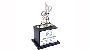 Trofeo inspirador de metal personalizado más vendido para eventos corporativos o escuelas disponible a un precio asequible de la India - Product Image 3