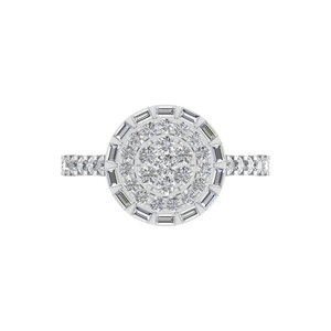 Anillo de Cóctel de Oro Rosa de 14k con Diamante Cultivado en Laboratorio Certificado por IGI 2025, Hecho a Medida, Regalo de Lujo para Compromiso, Boda o Aniversario - Product Image 3