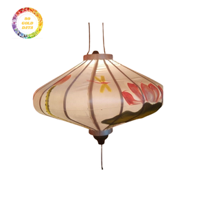 Linterna de seda de bambú vietnamita estilo Hoi An luz plegable hecha a mano para la decoración de la boda del jardín del hogar - Product Image 5