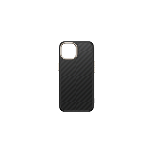 Coque de protection Netzy pour iPhone 14 Plus, texture fibre de carbone grise, compatible MagSafe, SAF-Antina, emballée - Product Image 3