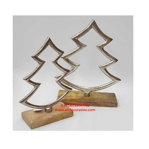Sculpture de bateau en métal de qualité supérieure sur socle en bois, décoration de table, objet de décoration pour la maison, à vendre - Product Image 4