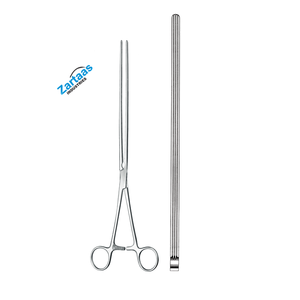Pinzas de abrazadera intestinal Scudder de acero inoxidable de alta calidad, fabricante de instrumentos quirúrgicos rectos de 33cm / 13" - Product Image 1