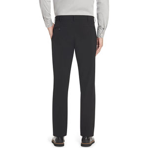 Pantalon habillé classique pour homme, coupe droite, taille mi-haute, en toile 100 % coton respirant, idéal pour le bureau, avec logo personnalisé - Product Image 2