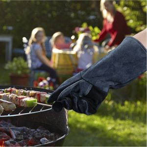 Thick Heat Resistant Silicone Kitchen <b>Gloves</b> Long Sleeve Microwave BBQ Baking <b>Oven</b> <b>Gloves</b> With Custom Sizes - Product Image 5