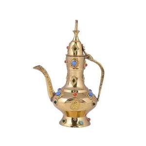 Aftaba de Latón de Alta Calidad con Grabado, Perla y Acabado Pulido para Agua Potable, Utensilio de Cocina Vintage de Latón - Product Image 5