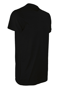 เสื้อยืดคอกลมผู้ชาย 180 แกรม ผ้าฝ้าย 100% สีดำ - Product Image 4