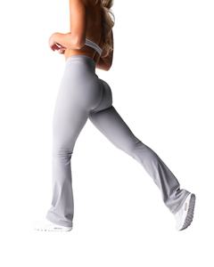 Pantalon de jogging évasé personnalisé en feutre, léger, décontracté, flatteur, taille mi-haute et vêtement de sport tendance pour la gym 2026 - Product Image 5