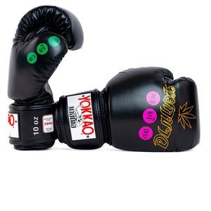 Guantes de boxeo personalizados para gimnasios/clubes de 10oz de alta calidad coloridos guantes de boxeo de cera para entrenamiento deportivo - Product Image 6