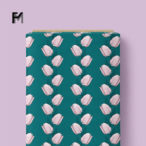 2025 Finemore yumuşak pamuk ile Liberty Tana kumaş leylak laleler yaprakları çiçeği çiçekler saf pamuk çim 76gsm fabrika toptan - Product Image 4