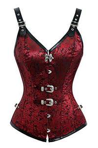 Borcard Lining Leather <b>Women</b> Corset Tops Sexy Overbust Shapewear Modern Corset for Plus Size Breathable Stylish for Everyday Use - Product Image 1