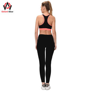 Ensemble de leggings de yoga au design personnalisé pour femmes vente en gros de soutien-gorge et pantalon de yoga à carreaux réversibles en vente! - Product Image 6