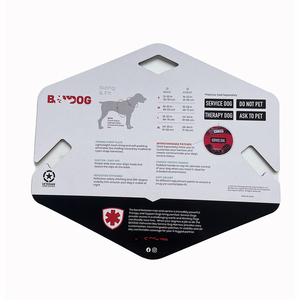 Cintres en carton à impression personnalisée pour vêtements et harnais pour chiens film en carton chien percha de carton para perros - Product Image 2