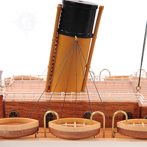 <b>Titanic</b> 10 cm Painted Large <b>Titanic</b> <b>Model</b> Ship Handicrafts for Art and Craft Supplies and Wooden Decor Home Rustic Home Decor - Product Image 5