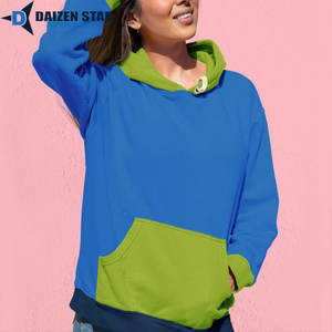 DAIZEN STAR Sweat-shirts à capuche écologiques pour femmes, couleur unie, 100% coton molletonné, séchage rapide, respirant, broderie 3D, hiver - Product Image 4