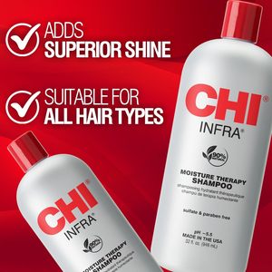Shampoo CHI Infra, nettoie en douceur le cuir chevelu et les cheveux, 32 oz, 946 ml - Product Image 5