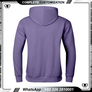 Polyester coton haute s port fabricants logo personnalisé tissu régulier sport gym Hoodies - Product Image 5