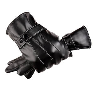 Guantes de piel de vaca de primera calidad para pantalla táctil-Respetuosos con el medio ambiente y transpirables Uso en las cuatro estaciones Protección resistente para exteriores - Product Image 5
