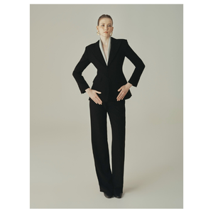 Blazers de pana personalizables para mujer Noir, estilo elegante, servicios ODM, técnicas de sastrería de fábrica de Vietnam más vendidas - Product Image 5