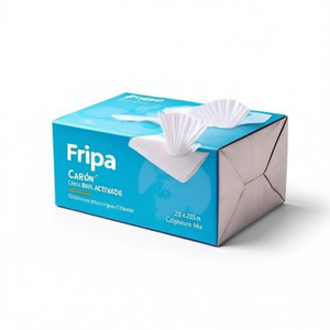 Essuie-tout de cuisine Fripa Blanc Brillant 25 x 23 cm, 20 paquets de 250 feuilles, mélange de cellulose - Product Image 2