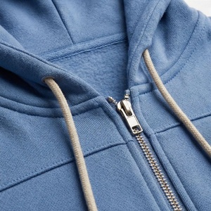 Wholesale OEM Women Winter Vintage Tracksuits <b>Zip</b> <b>Hooded</b> Set 100% Cotton Breathable Comfortable Adult Training Athletic Gym - Product Image 4