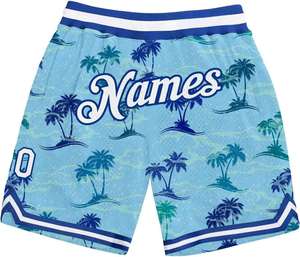 Pantalones cortos de malla de baloncesto por sublimación personalizados para hombre Prendas de abrigo de verano Pantalones cortos de baloncesto de malla sublimada Precio razonable OEM - Product Image 5