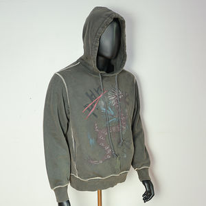 Sweat-shirts vintage surdimensionnés en coton lourd 500 g/m², coupés et cousus, délavés à la pierre, effet délavé au soleil, style boxy, délavés, fabriqués par un fabricant OEM personnalisé - Product Image 5