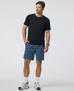 2025เสื้อยืดถักโพลีเอสเตอร์100% แนวสปอร์ตสำหรับผู้ชายเสื้อยืดระบายอากาศได้ดีพิมพ์ลายธรรมดาน้ำหนักเบาลายพื้นใหม่180กรัม - Product Image 4