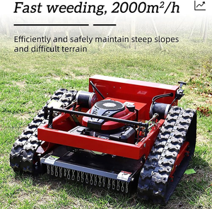 HOT SALE 28V 4-Stroke Cordless Electric Remote Control Lawn Mower <b>Robot</b> <b>Grass</b> <b>Cutter</b> for Garden Industrial Golf Yard Farm 200mm - Product Image 4