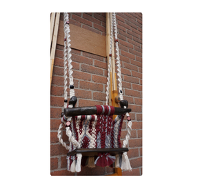 Driftwood Baby <b>Swing</b> NON DYAED COTTON HANDMADE NATURAL Baby <b>Swing</b> Set Style Color baby bedside sleeper - Product Image 1