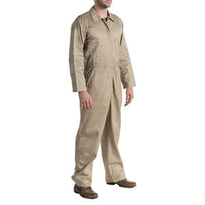 Combinaison de sécurité confortable avec plusieurs poches et coutures renforcées Combinaison de sécurité respirante avec fermeture à glissière sur le devant - Product Image 2