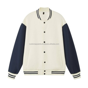 Sudadera con capucha extragrande lisa para hombre al por mayor, chaqueta de béisbol universitaria informal holgada, chaqueta de béisbol universitaria lisa para hombre - Product Image 4