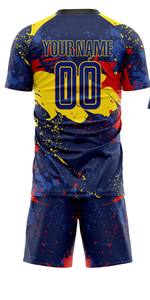 Uniforme de fútbol hecho a medida para hombres, peso ligero, fácil de usar, tendencia superior, transpirable, superventas, uniforme de fútbol para hombres con peso ligero - Product Image 3