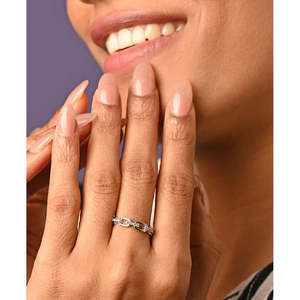 Anillos de Plata de Ley 925 de Primera Calidad para Mujer, Chapados en Rodio con Diamantes o Circonitas, Diseño Numérico, Joyería para Hombre - Product Image 4