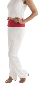 Pantalon leggings de yoga coupe droite en bambou ou coton biologique écologique en deux couleurs pour yoga collants taille haute leggings pour femme - Product Image 5