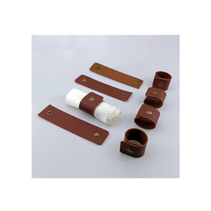 Mesa de lujo de cuero servilletero para utensilios de cocina y restaurantes hecho a mano al mejor precio artesanía natural - Product Image 6