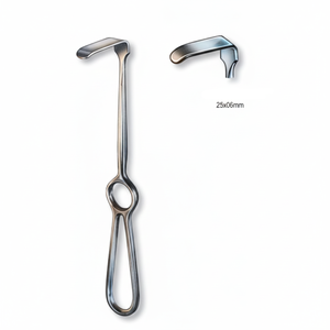 Retractor Langenbeck 25x6mm de Acero Inoxidable Premium, Instrumento Quirúrgico Manual para Retracción Precisa de Tejidos y Heridas, Reutilizable - Product Image 1