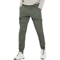 Classic Men's Loose Casual Overalls Pants Fashion Cotton Trousers Six Pocket  Cargo Pants