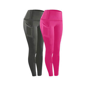 Pantalon de sport pour femmes avec logo personnalisé Leggings de yoga sans couture pour le fitness Leggings d'entraînement en tricot extensible Legging taille haute - Product Image 5