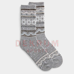 Nouvelles chaussettes décontractées pour hommes avec imprimé intégral, broderie personnalisée, antidérapantes, MOQ 10 paires - Product Image 2