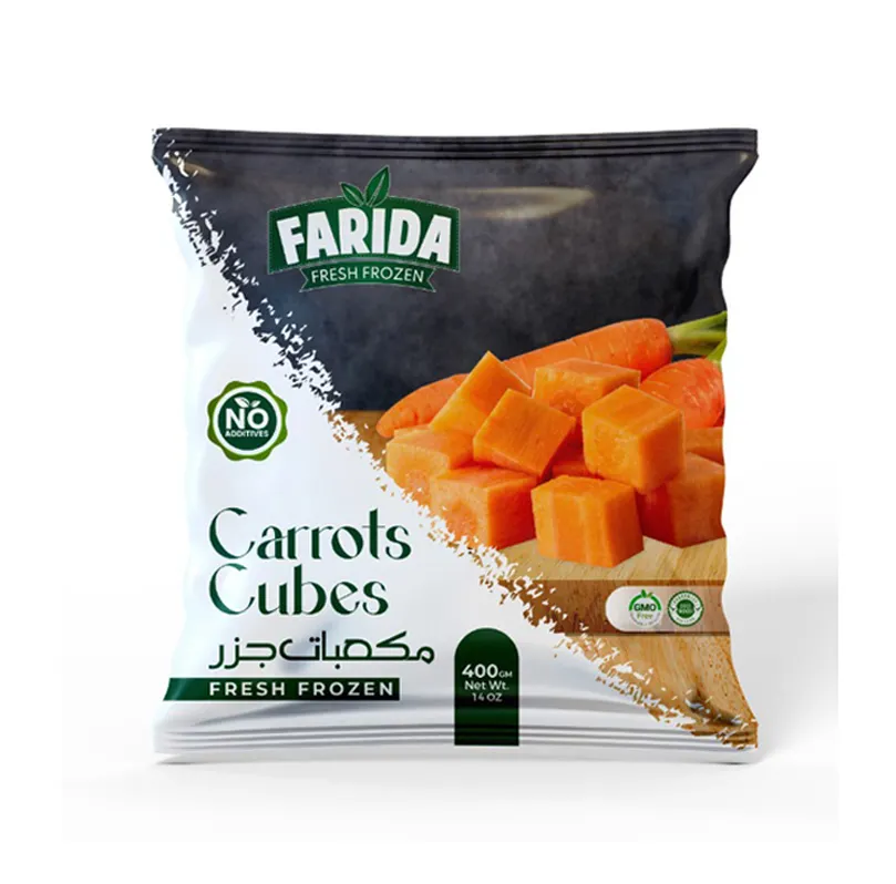 一流品質の卸売おいしい高栄養IQF冷凍ニンジンキューブ/エジプト冷凍野菜