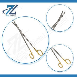 Tijeras de Disección Metzenbaum de Carburo de Tungsteno Curvadas de 250 mm, Acero Inoxidable Quirúrgico, Instrumento Manual con Certificación CE - Product Image 3