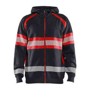 OEM personalizado Precio de fábrica Ropa DE TRABAJO Alta visibilidad Reflectante Seguridad Sudadera con capucha Hombres Color Rayas reflectantes Seguridad Sudaderas - Product Image 1