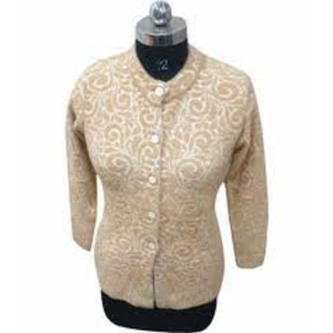 2024 haute qualité Logo personnalisé laine à capuche pull en tricot à manches longues coton Jacquard pull pour hommes avec poche - Product Image 4