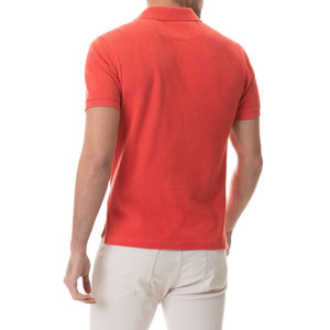 Chemises de golf pour hommes, coupe slim décontractée, écologiques, en spandex/coton, séchage rapide, manches courtes, avec broderie et impression de logo personnalisés - Product Image 2