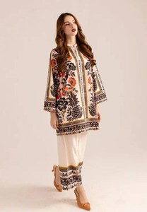 ชุดเดรสแบบใหม่ Kedia Salwar Kameez Kora Muslin แห้งเร็ว ทันสมัย เหมาะสำหรับงานปาร์ตี้ ใส่ได้ทุกฤดู - Product Image 3